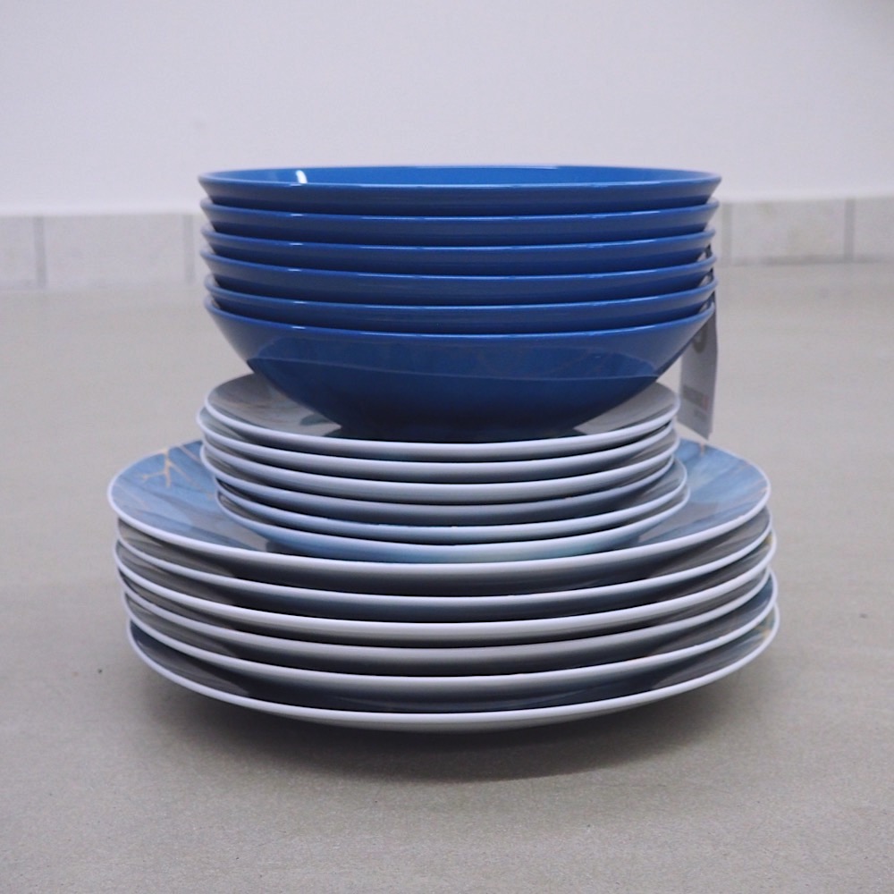 Geschirr-Set Blue Dream 18-tlg. Blau
