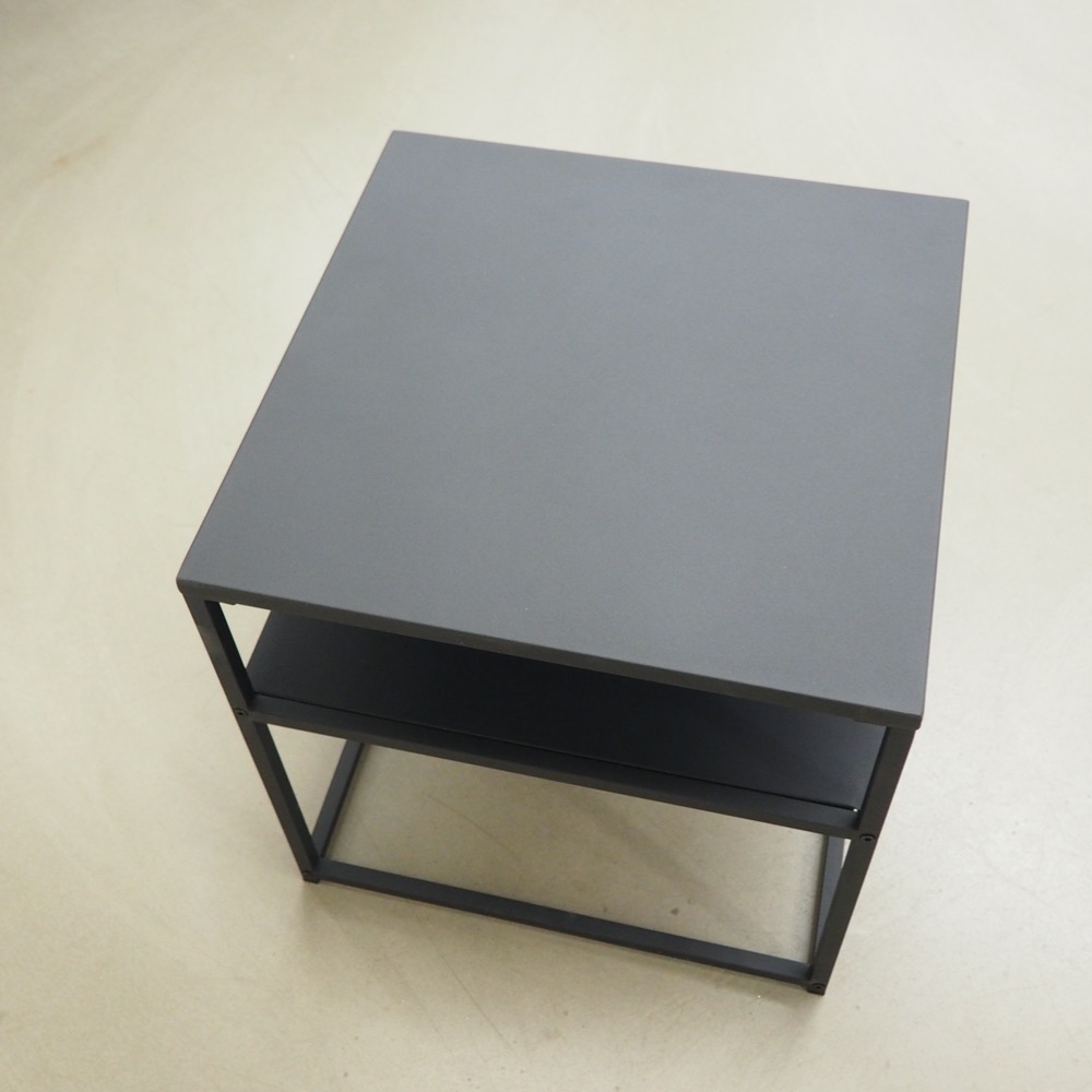 Beistelltisch Lara schwarz 50x50x50 cm Metall