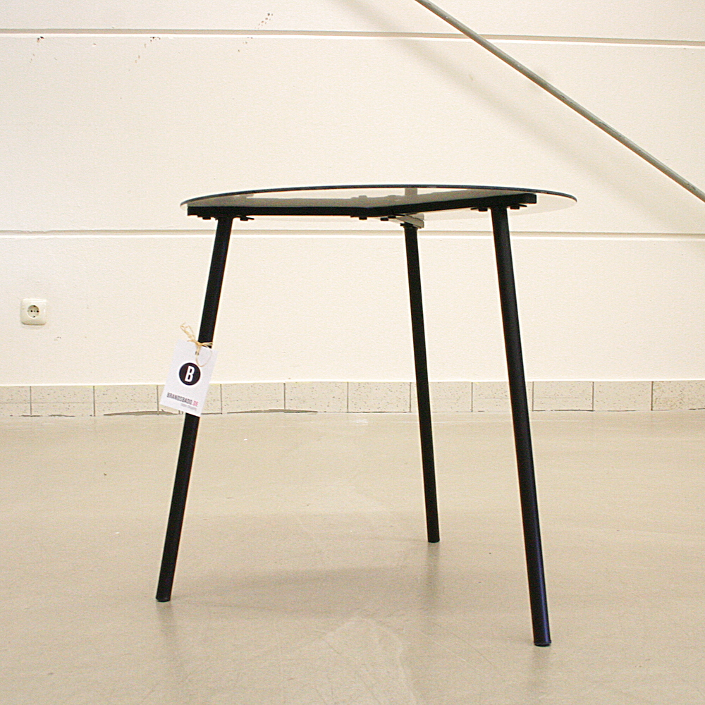 Beistelltisch Marmor schwarz Gingar ca. H50 cm Ø50 cm