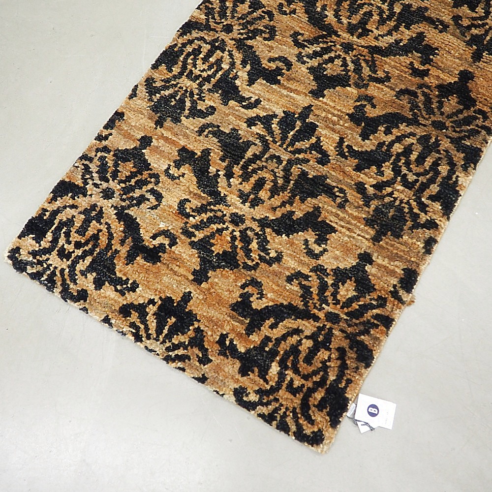 Teppich Jute ca. 90x160 cm 100% Jute Ornamentprint
