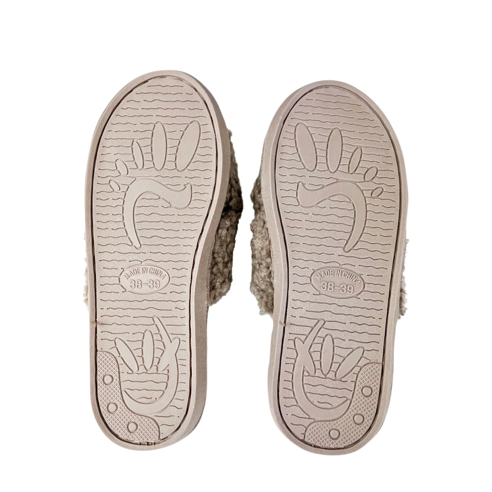 Damen-Hausschuhe Alice Gr. 37-38 Beige