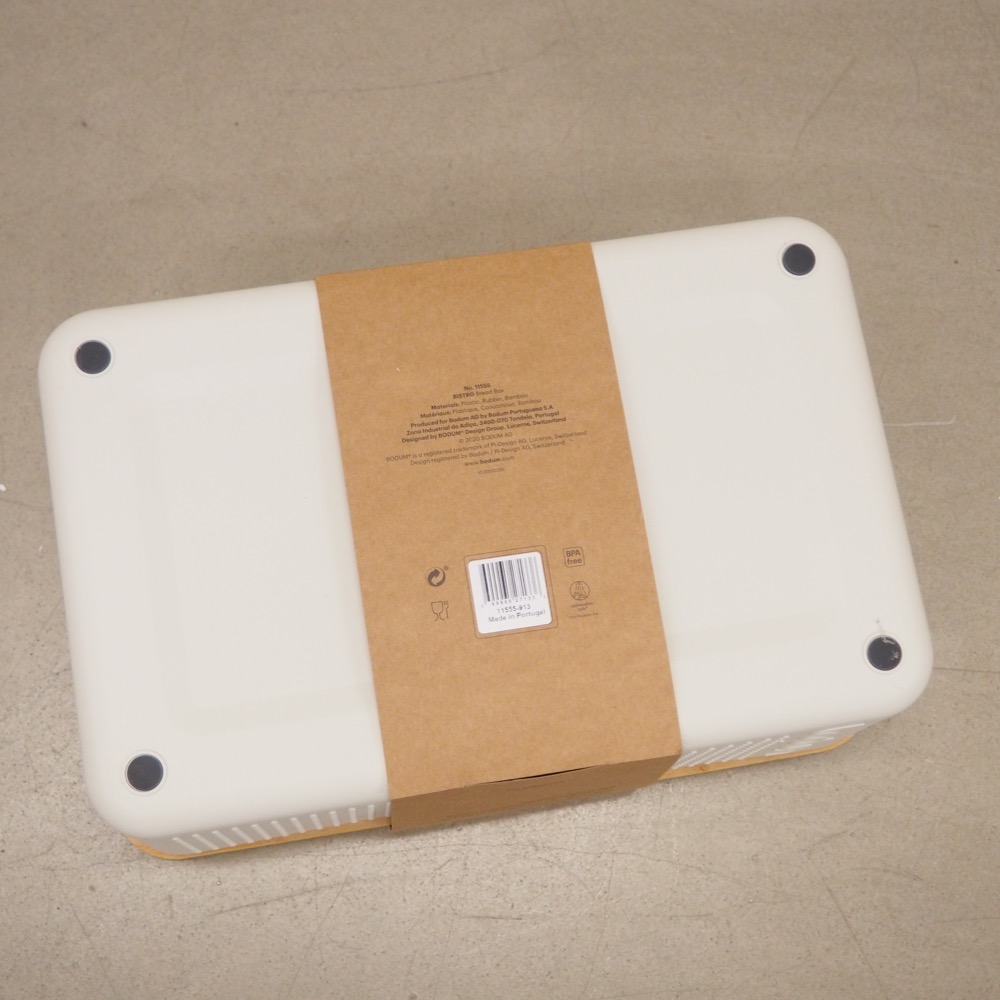 Brotkasten Bistro Kunststoff Bambus 37x14x24 cm