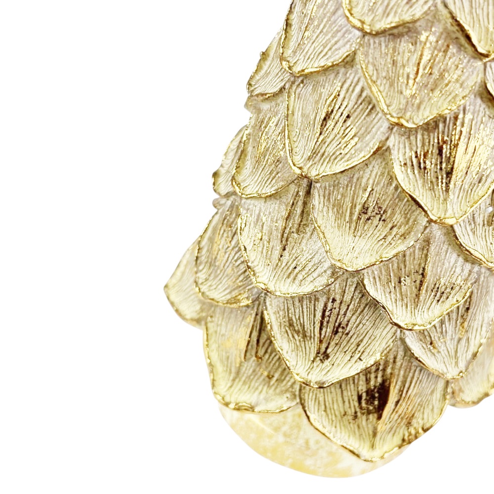 Deko-Baum Laviko goldfarben Polyresin