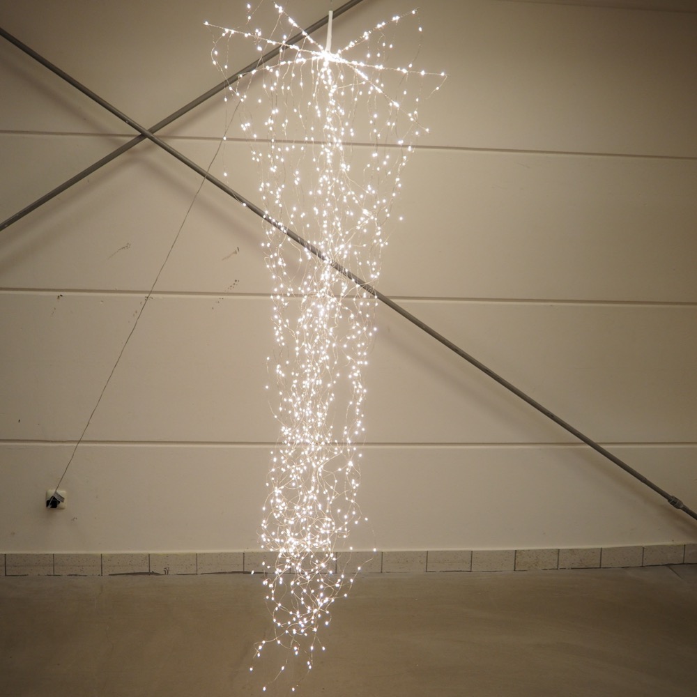 LED-Objekt Wasserfall 1152 LEDs ca. 230 cm lang Gingar
