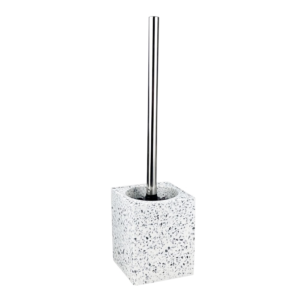 Toilettengarnitur Terrazzo Kunstharz 10x38x10cm
