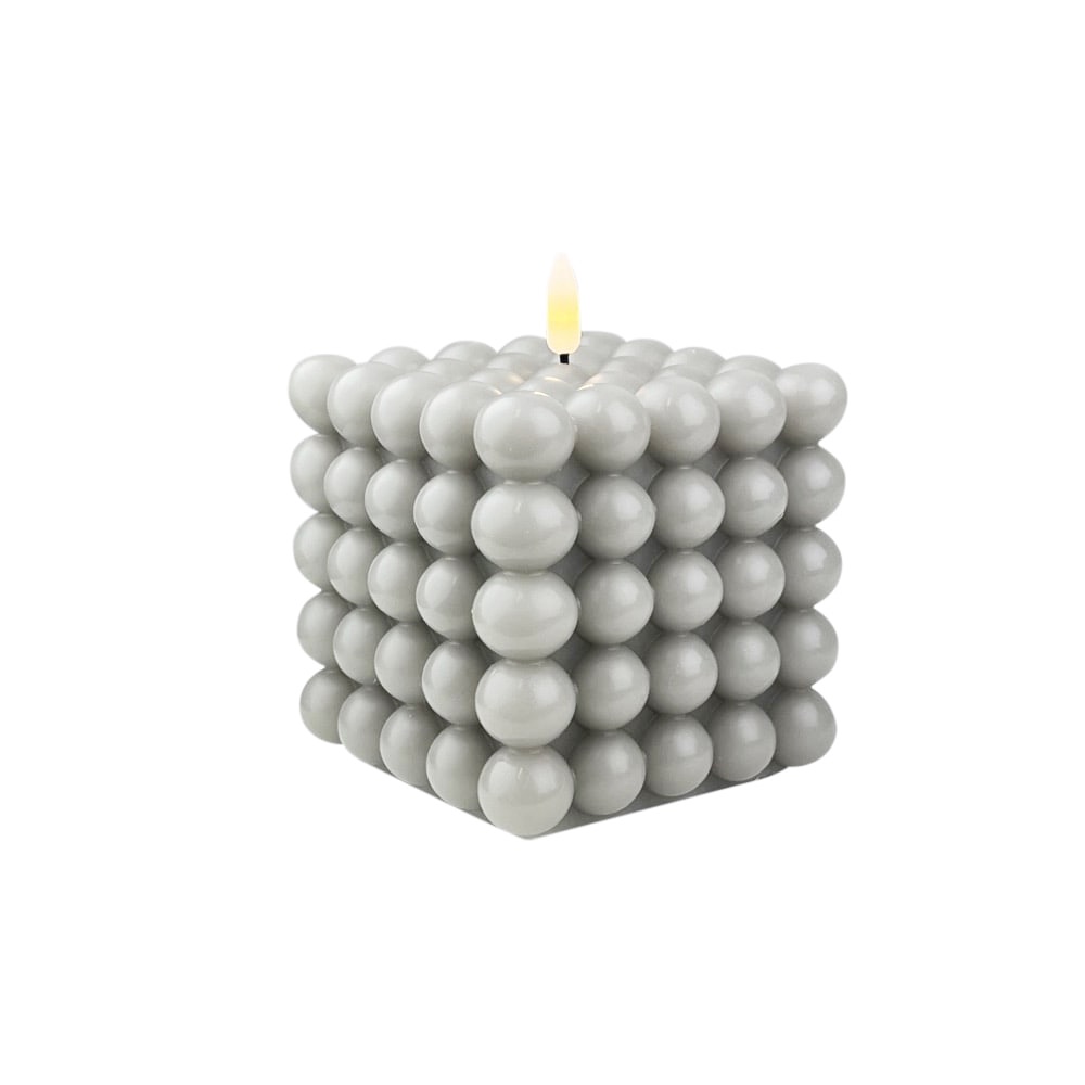 Batteriebetriebene LED-Kerze Bolle Flackerfunktion Timer