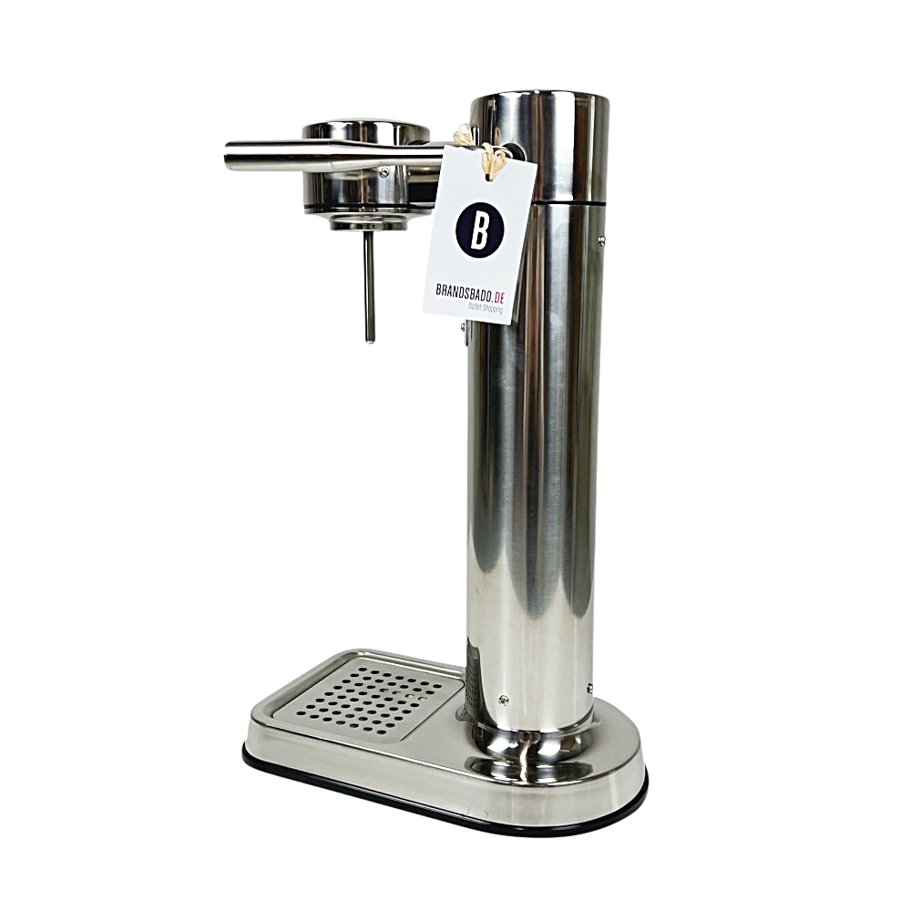 Wassersprudler Carbonator 3  Wasserflasche Mia silberfarben