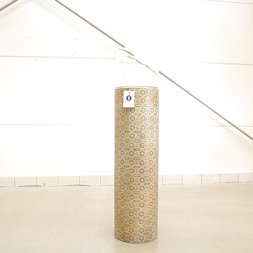 Boden-Windlicht Oriental MIAVILLA Klein ca. Ø25 x H103 cm gold