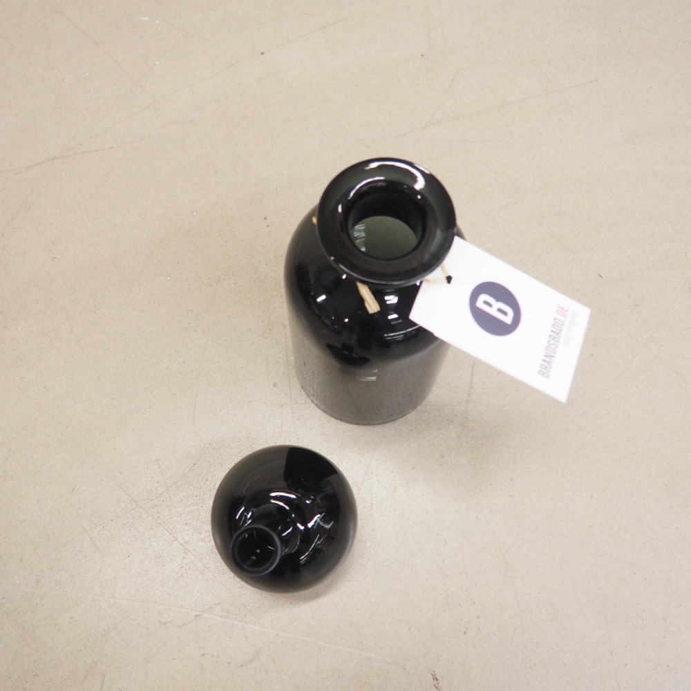 Karaffe Area Glas 29 x Ø 10 cm 1100ml transparent schwarz