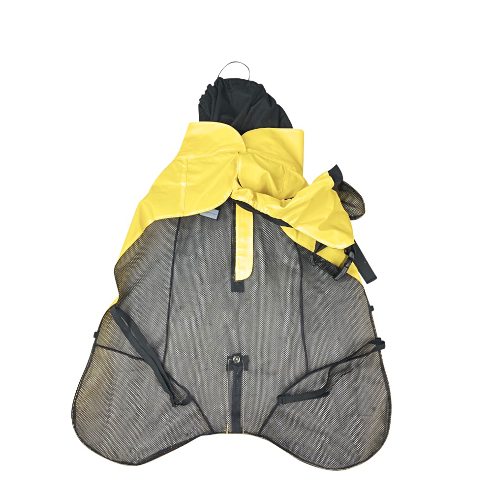 Hunde-Regenmantel Visibility Gelb Gr. 45 Kleidung