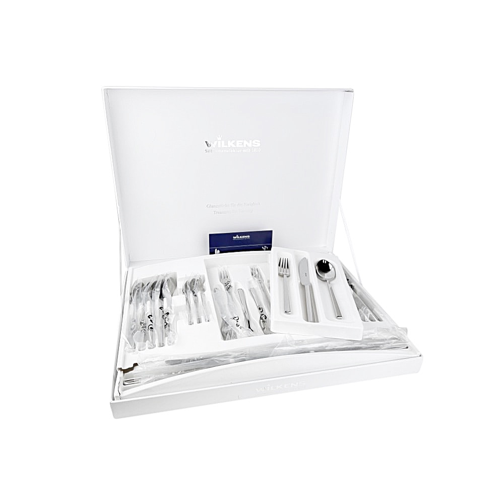 Besteck-Set Cantone poliert 30-tlg. Silber Edelstahl
