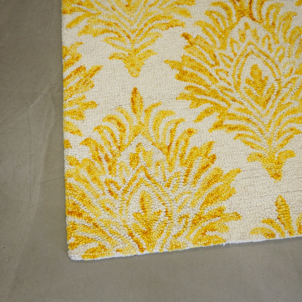 Teppich Ornamente L/B 180x120cm gold getuftet
