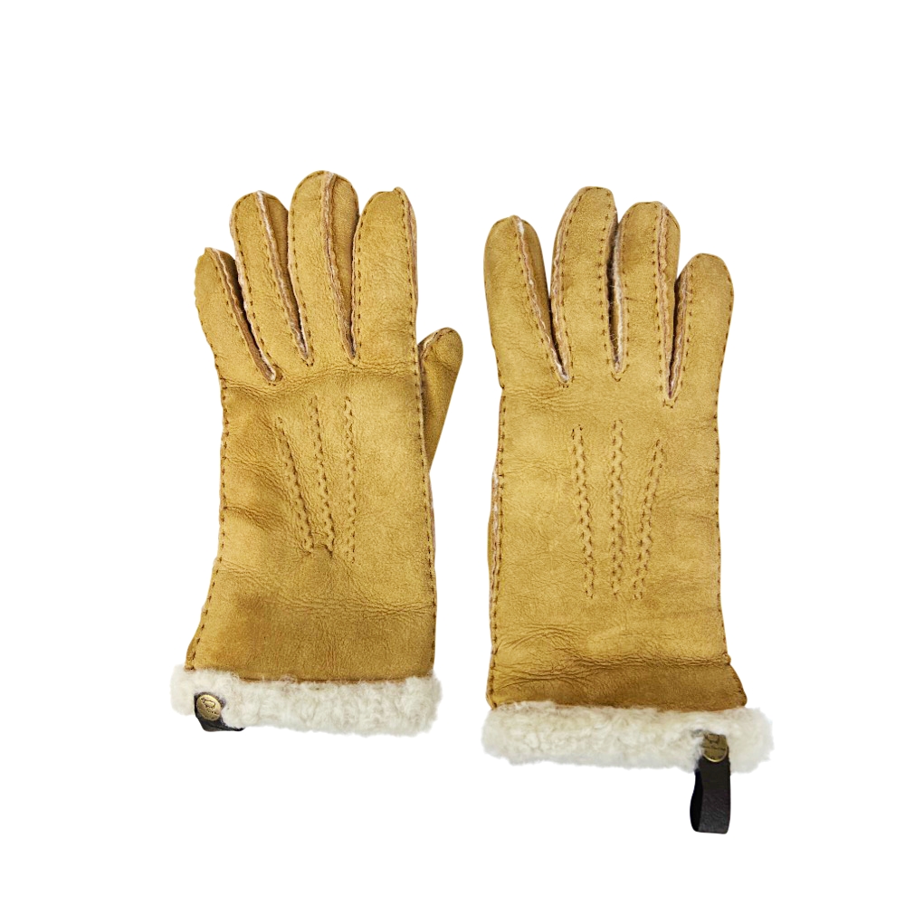 Damen-Handschuhe Lara aus Wildleder mit Wollfutter