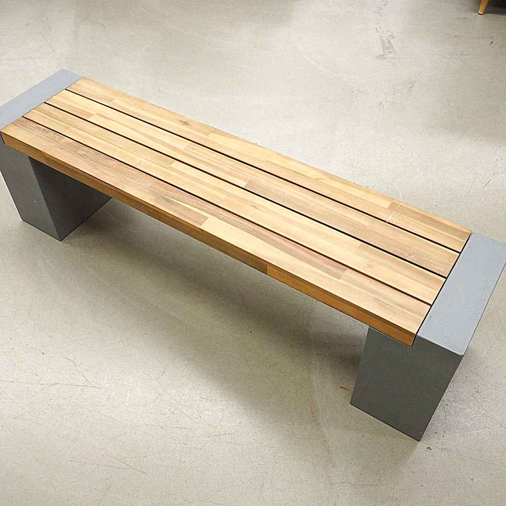 Outdoor-Bank Betonia Sitzbank Bank B150 cm