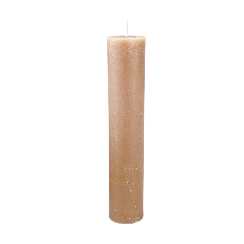 Handgefertigte Adventskerze Rustic Braun