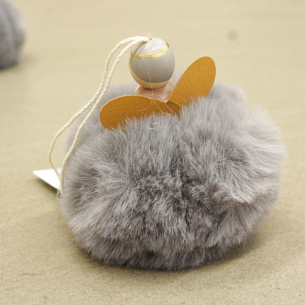 Deko-Hänger-Set 4-tlg. Engel grau H 9cm