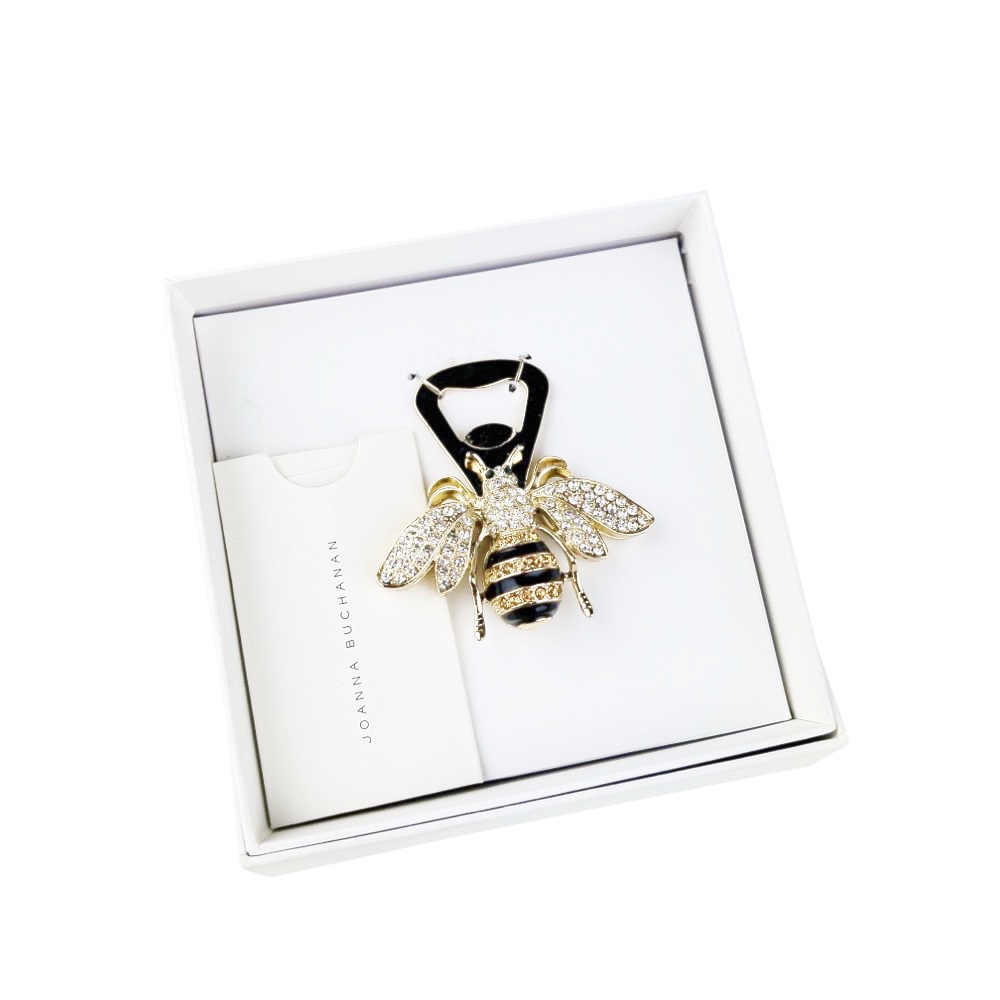 Flaschenöffner Bee Kristallglas Mehrfarben