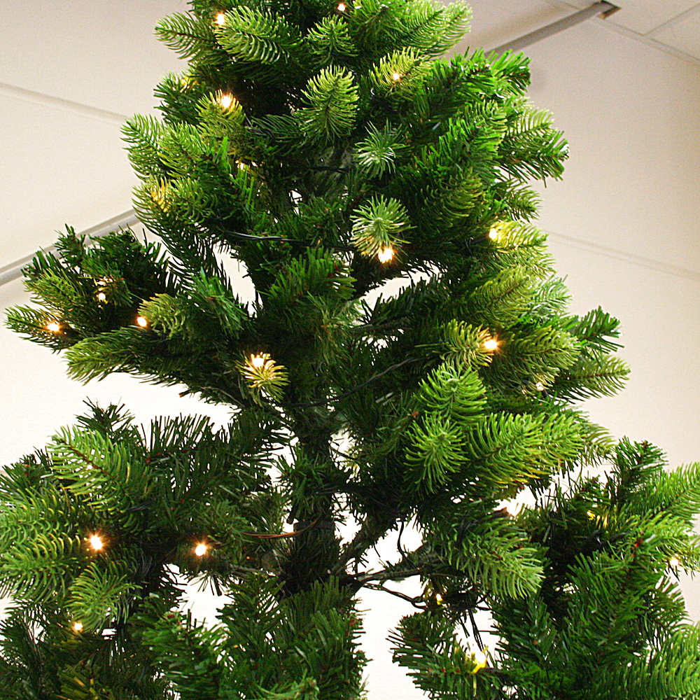LED-Tannenbaum täuschend echt Kunststoff Metall LED groß ca. H236 cm