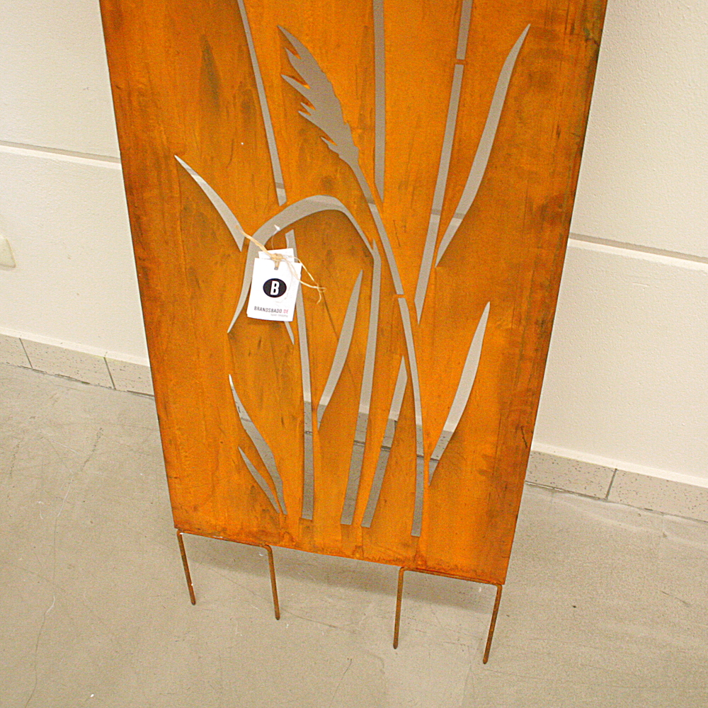 Deko-Objekt Rost-Sichtschutz Dünengräser ca. 150 cm hoch Gingar