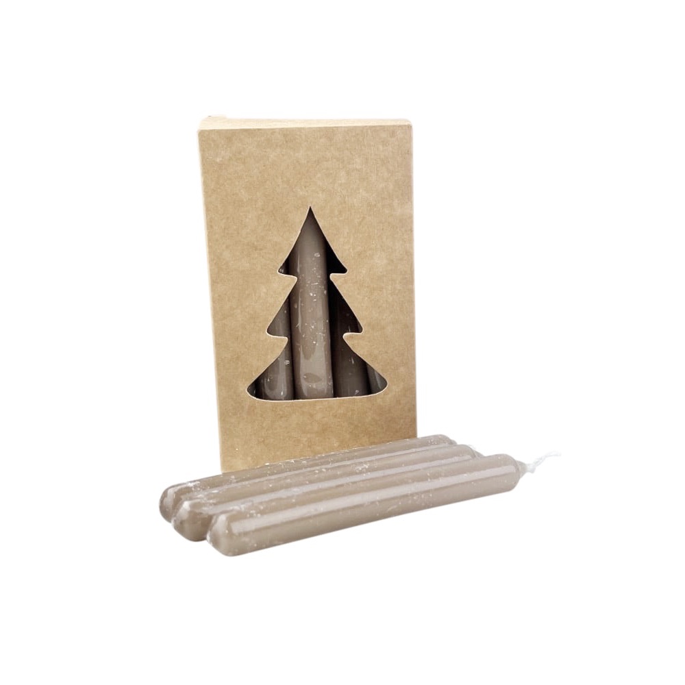 Adventskerzen Glossy 20 Stück Ø 1 cm H 10 cm Paraffin