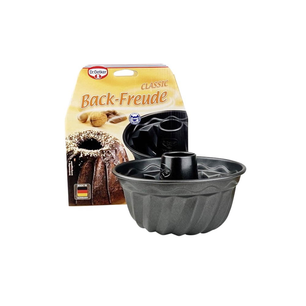 Gugelhupf-Form Back-Freude Classic Ø 24 x 12 cm Schwarz