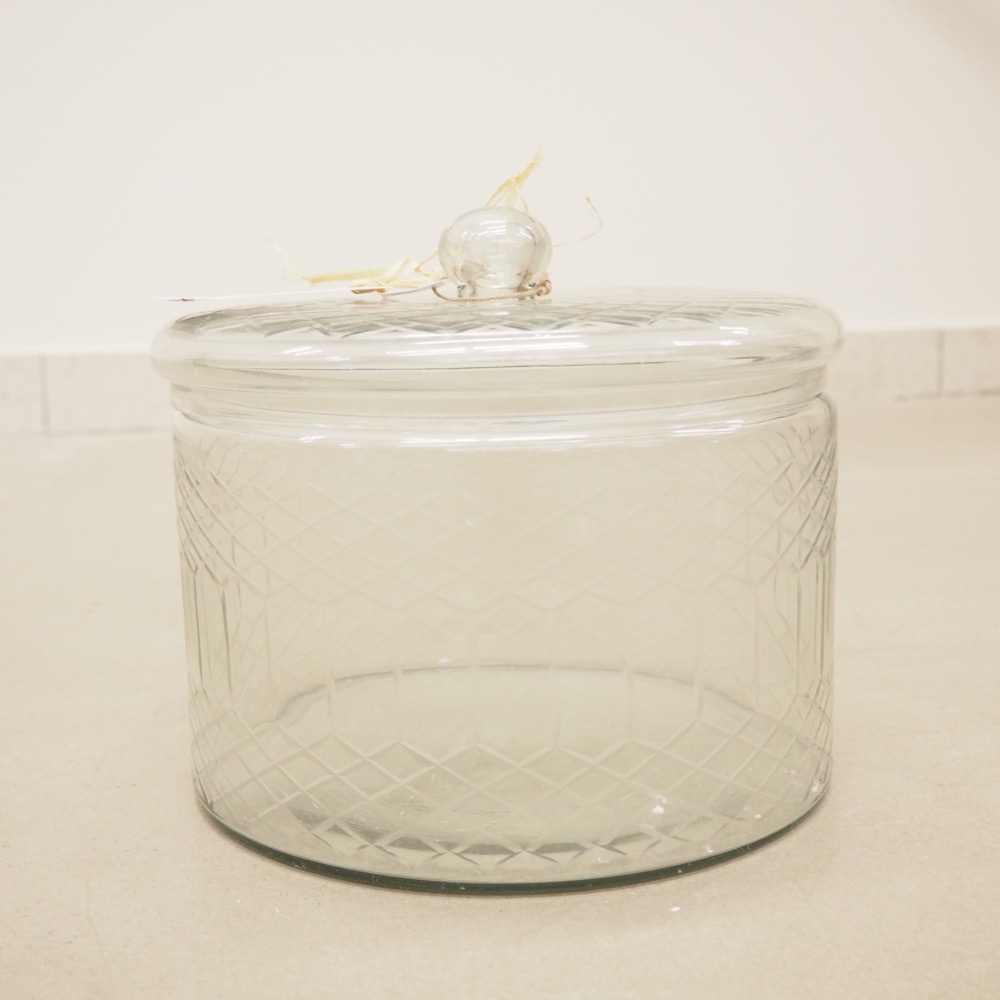 Aufbewahrungsglas Venezia Glas Ø 26x 22cm ca. 11L