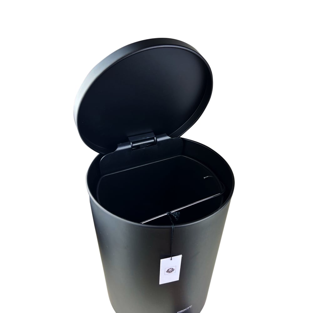 Treteimer Rachel 6 Liter Edelstahl Schwarz Modern