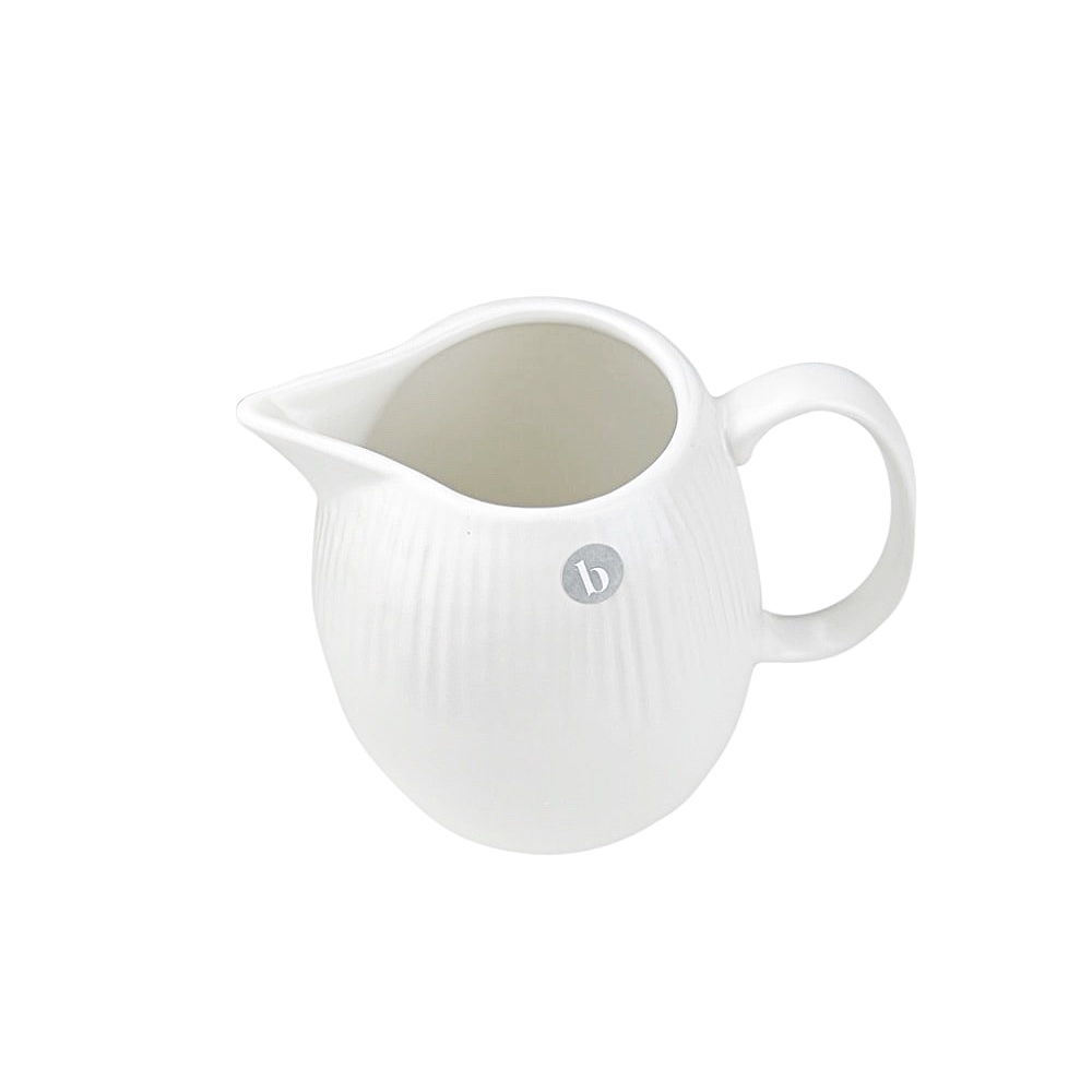 Handgemachtes Milchkännchen Sandvig Rillenrelief 250 ml
