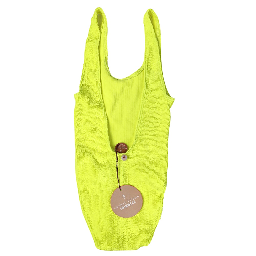 Badeanzug Riva One Size neongelb