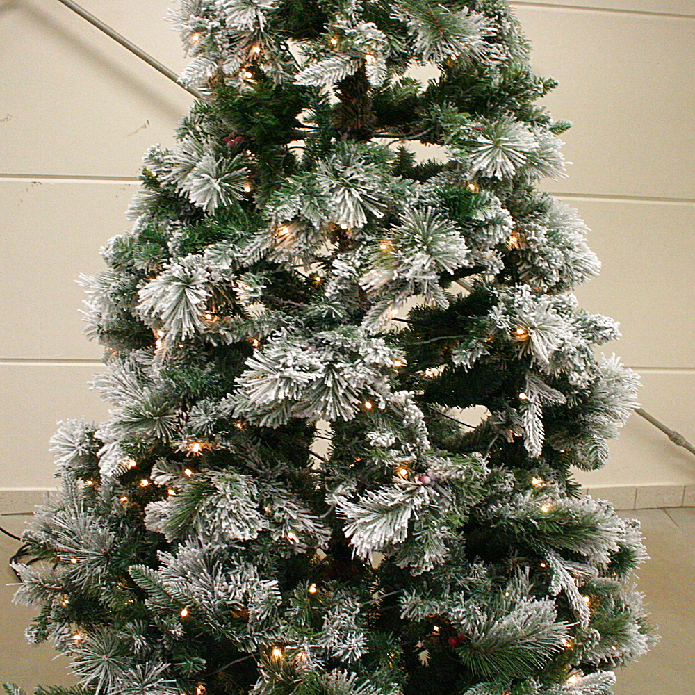 LED Tannenbaum Schnee ca. H120cm x Ø 70cm täuschend echt