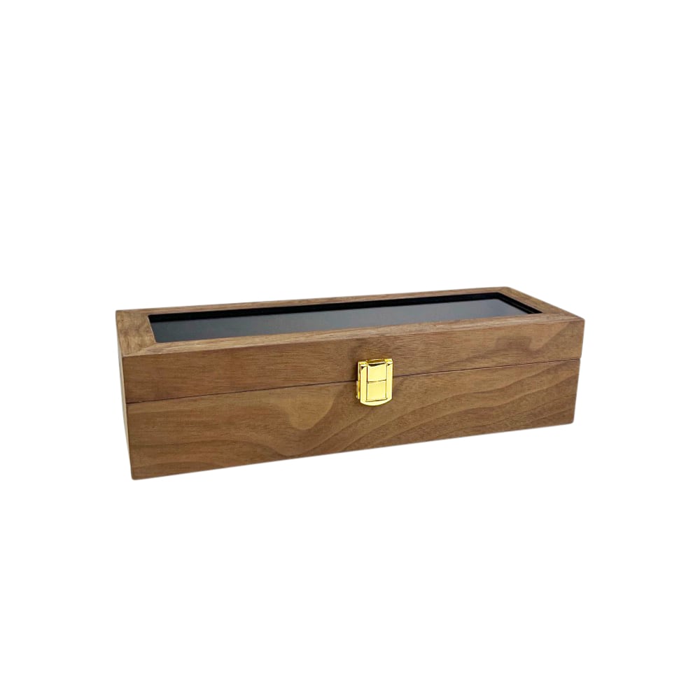 Uhrenbox Walnuss Design 6 Fächern