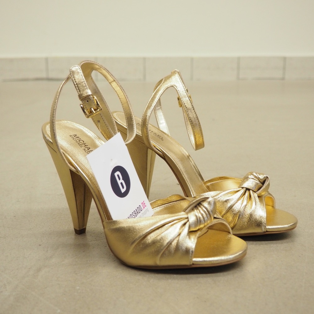 Sandaletten Sandale goldfarben Gr. 37