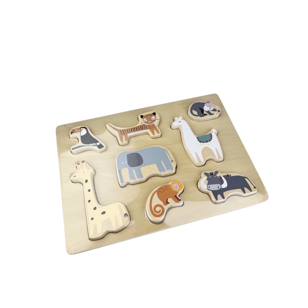 Kinder-Holzpuzzle Farm Bloomingville mini Schichtholz