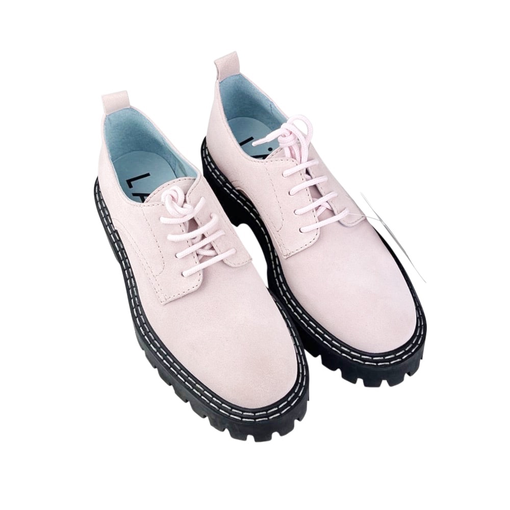 Schnürschuh Gr. 40 Rosé Uni