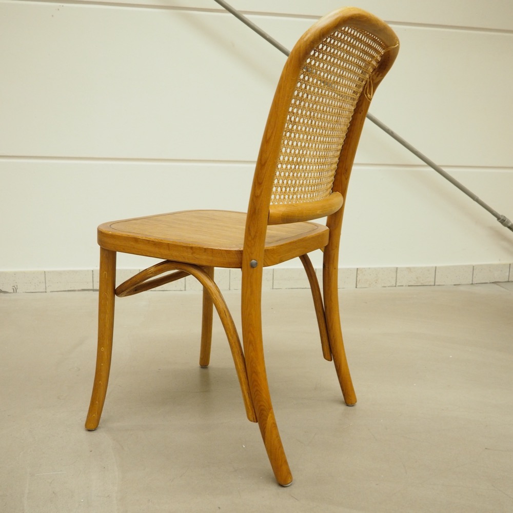 Holz-Stuhl Franz Wiener Geflecht Natur B 48cm H 88cm T 59cm