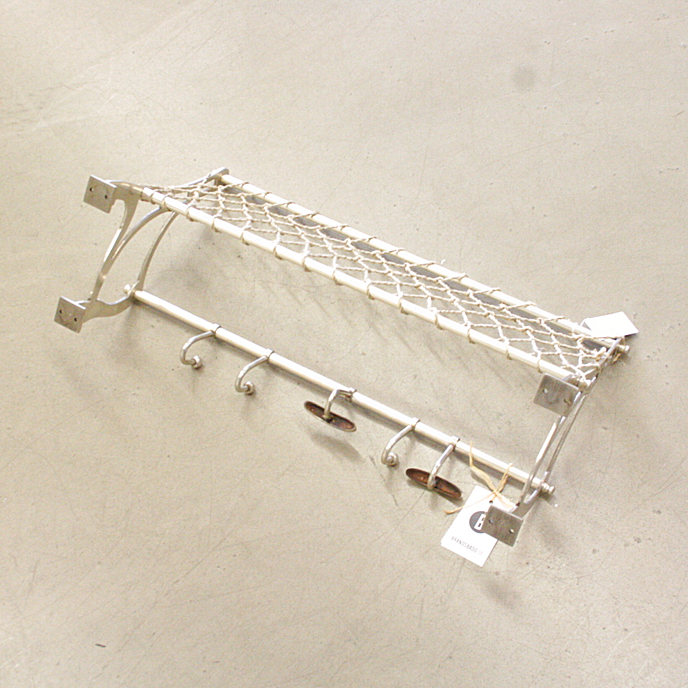 Garderobe Netzablage Haken Edelstahl Sisal