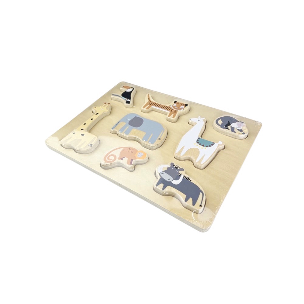 Kinder-Holzpuzzle Farm Bloomingville mini Schichtholz
