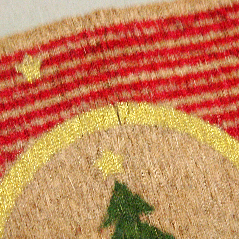Kokos-Fußmatte Strips Kokosfasern Impressionen X-MAS
