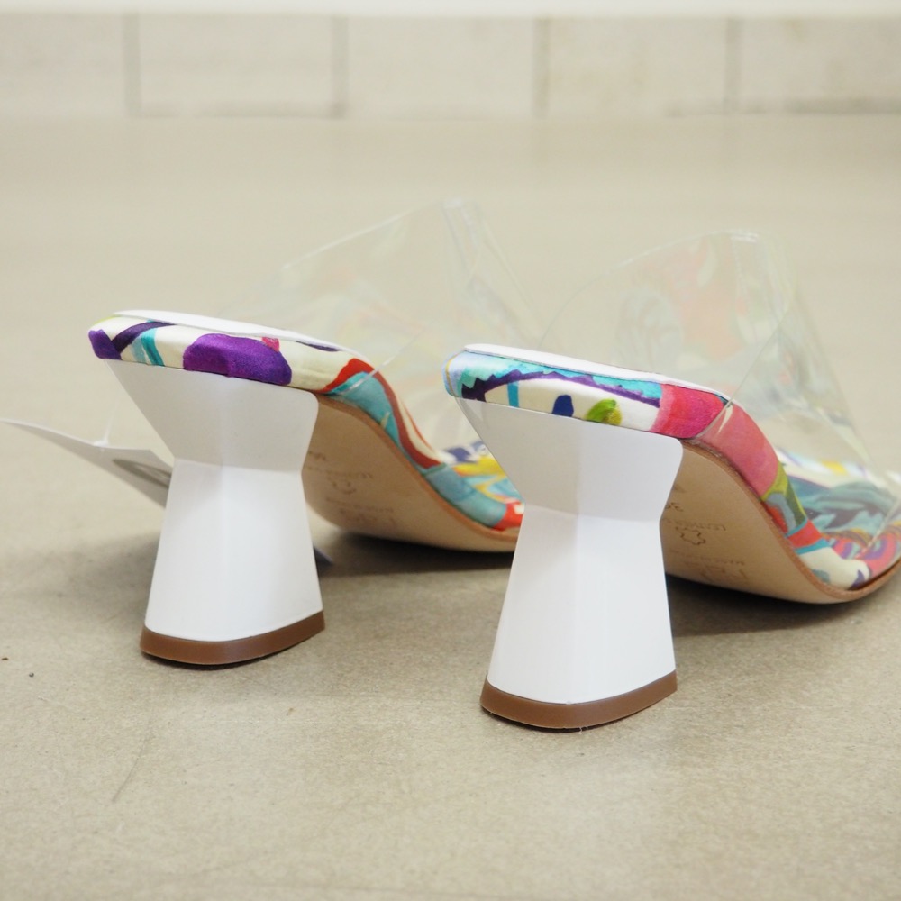 Mules multicolour transparent  Gr. 36 Impressionen