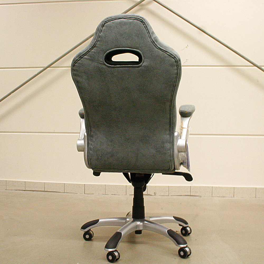 Bürostuhl Racing Grau höhenverstellbar Metall