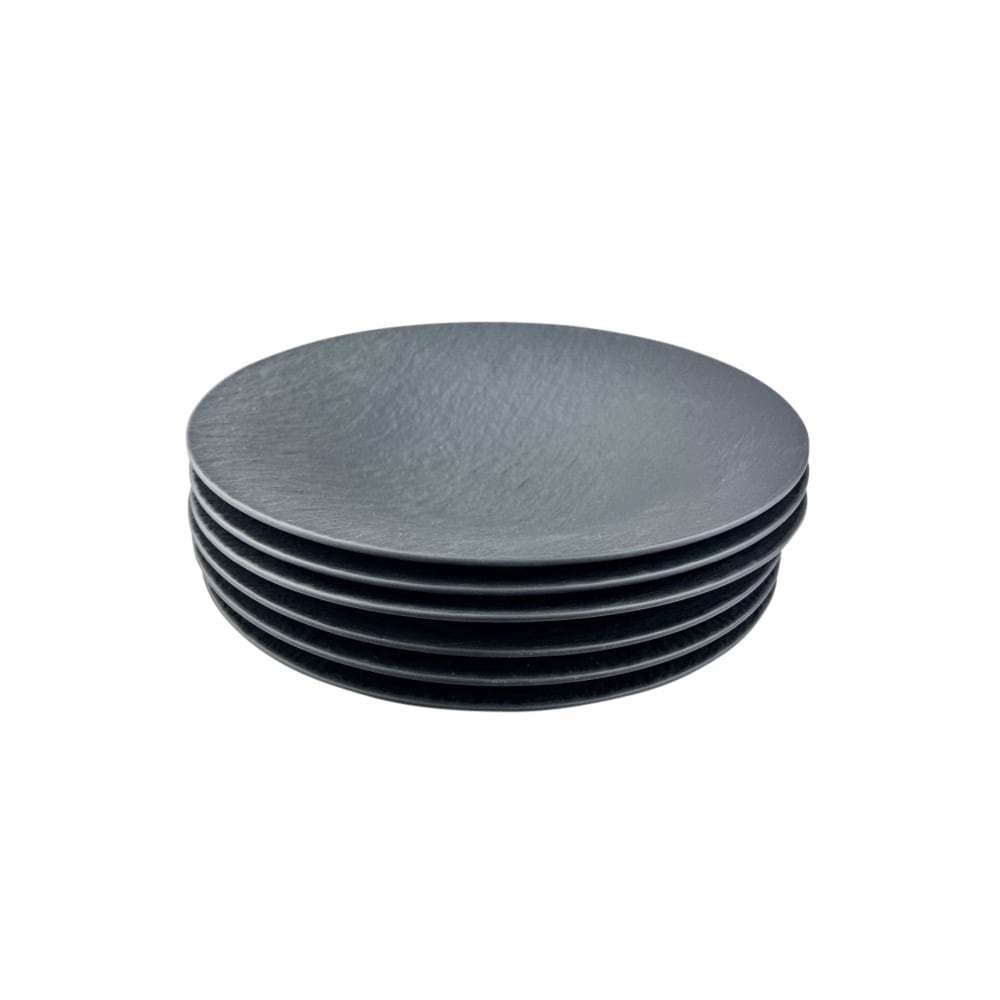 6 x Manufacture Rock Schale tief 28 cm schwarz