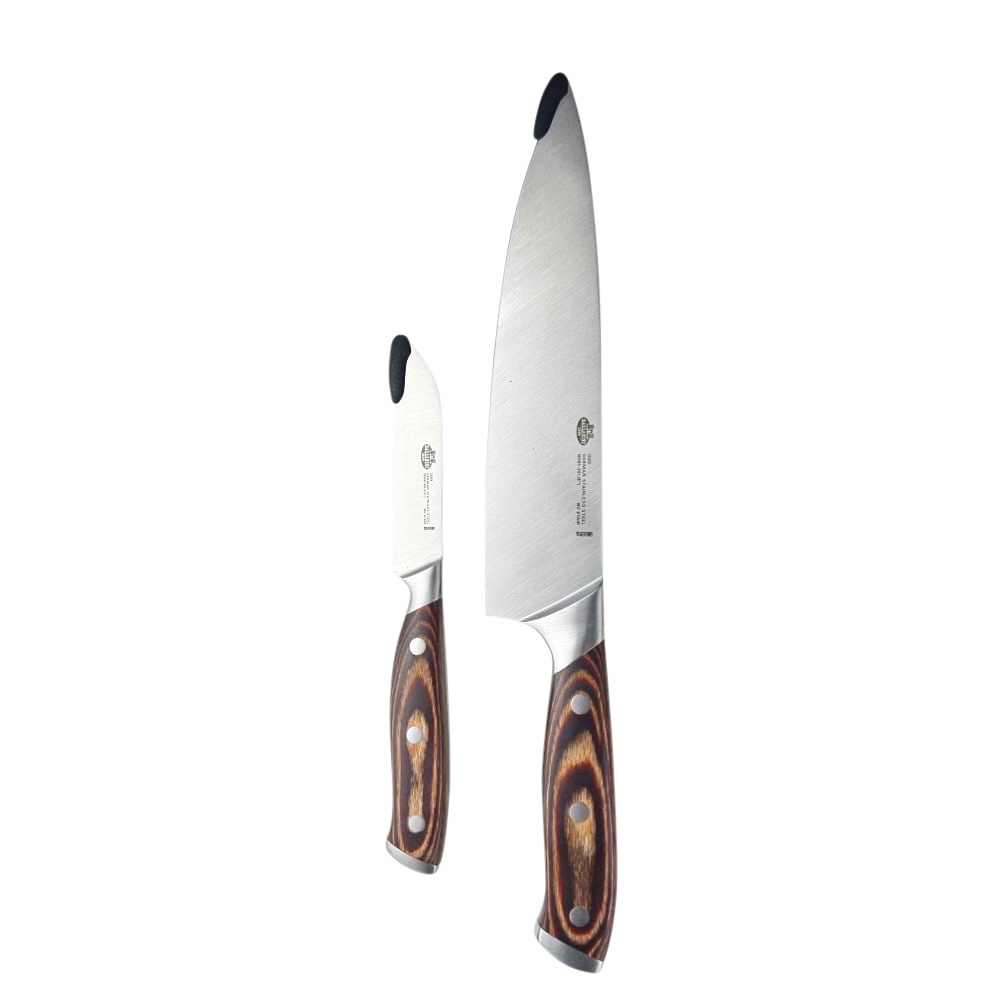 Messer-Set 1889 2-tlg. L 20 cm L 9 cm Edelstahl Pakkaholz