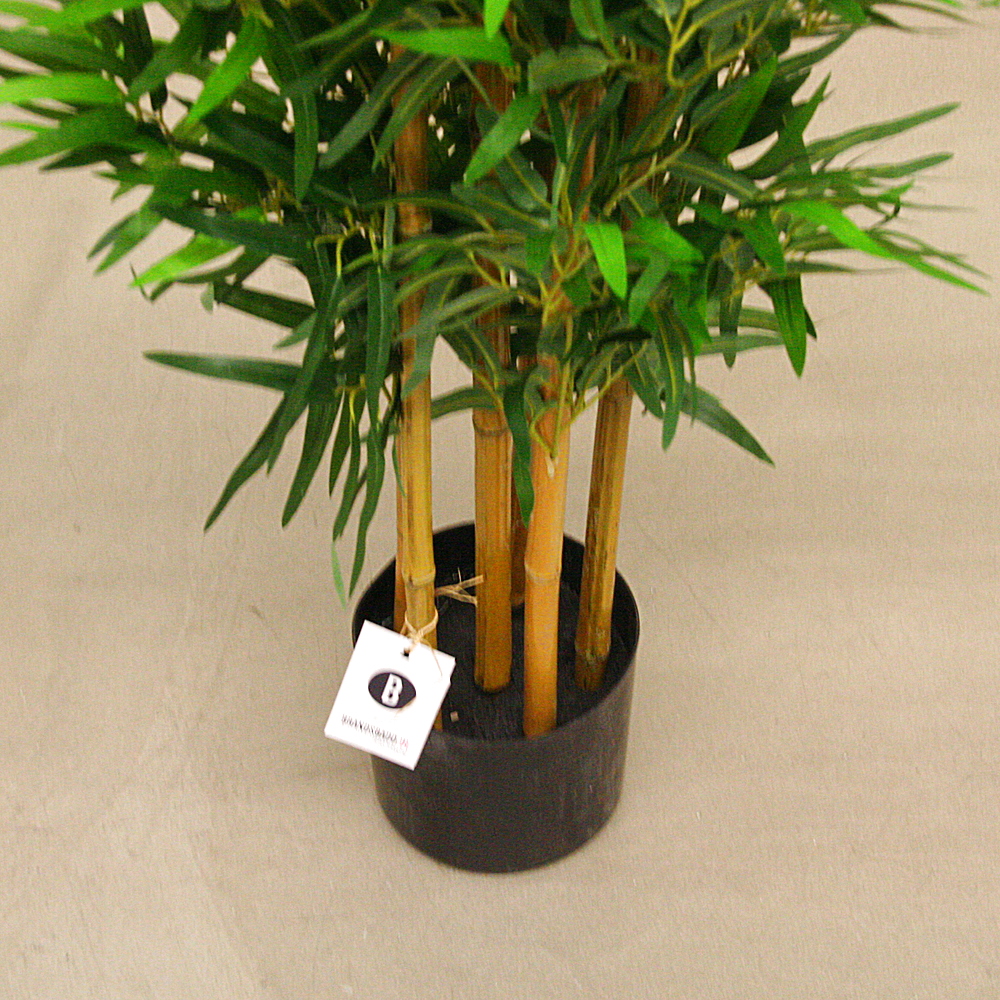 Kunstpflanze Bambusbaum Naturstamm ca. H160 cm