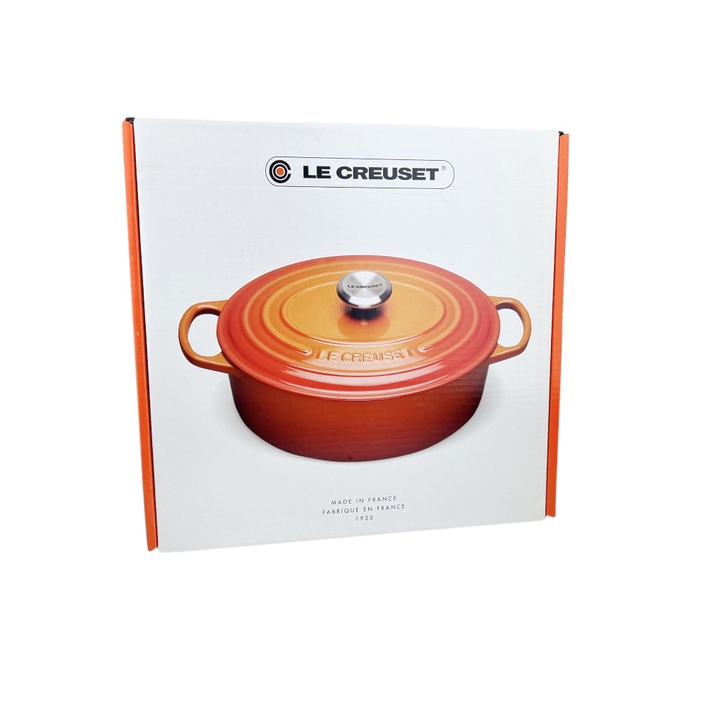 Ovaler Bräter Gusseisen Le Creuset ca. 6,3l.