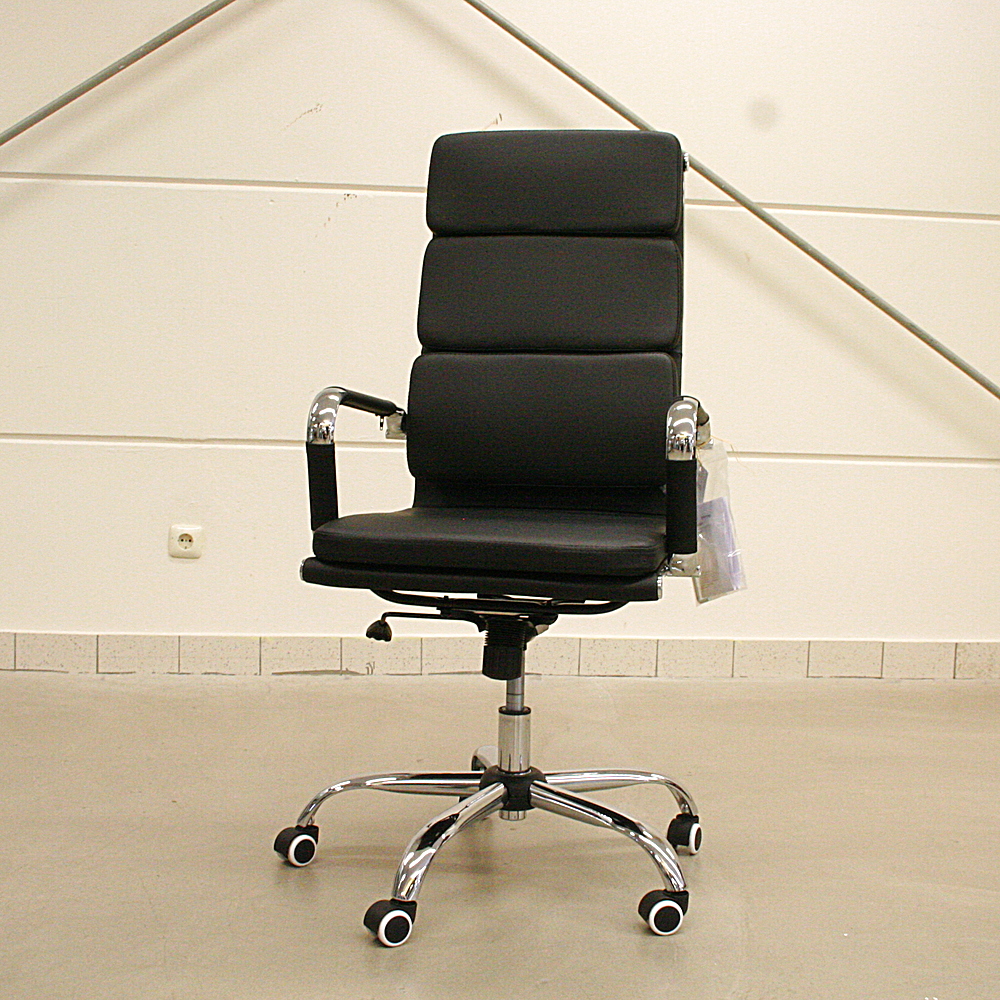 Design-Bürostuhl Highline Wippfunktion schwarz ca. B56 x T64 x H115 cm