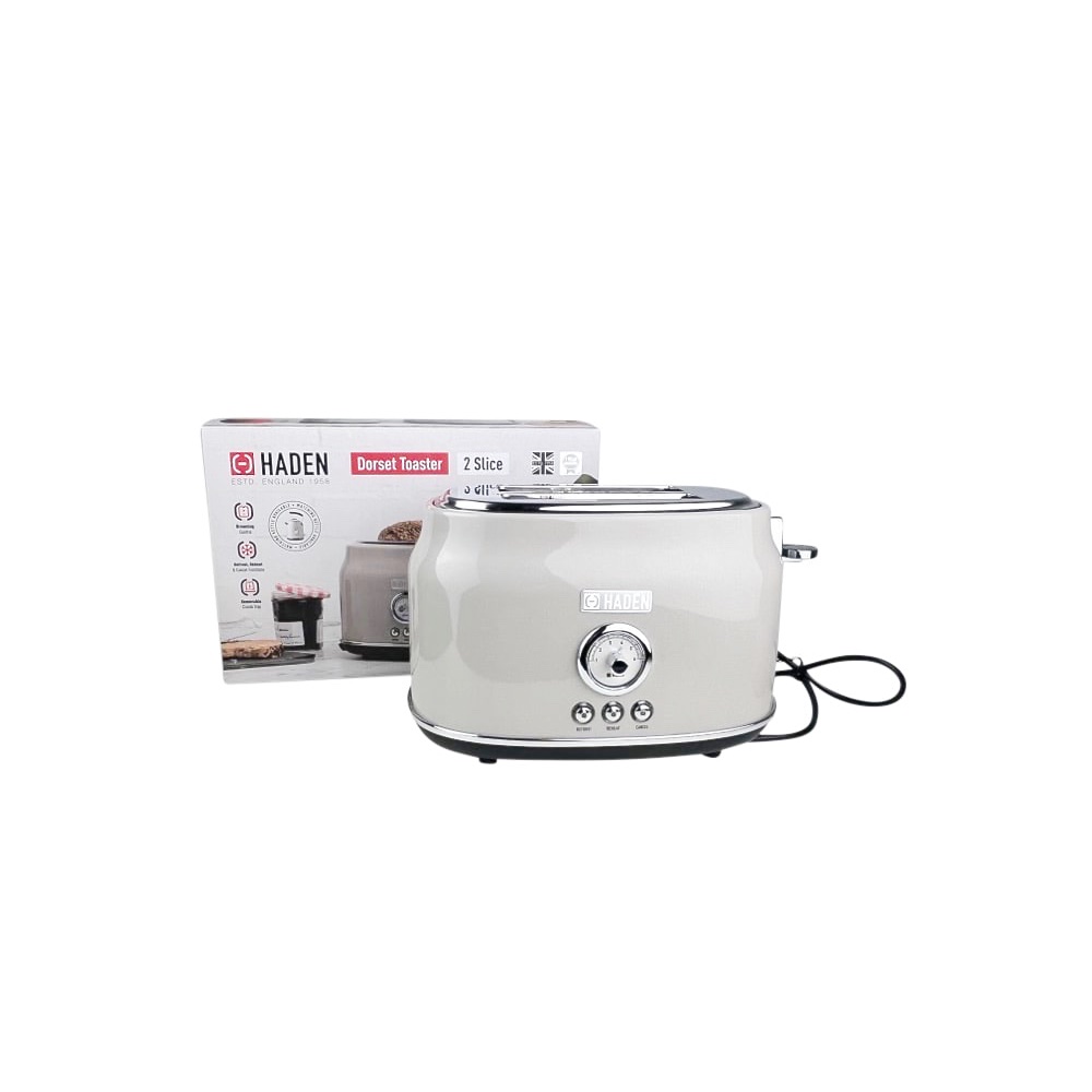 Toaster Dorset Edelstahl beschichtet 32x19cm Grau