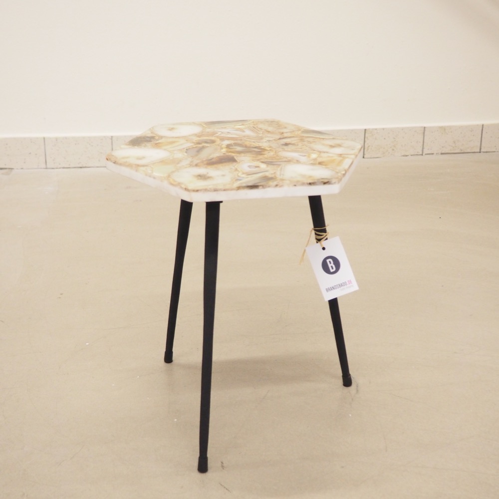 Achat-Beistelltisch Rummor Achat Ø 37xH40 cm