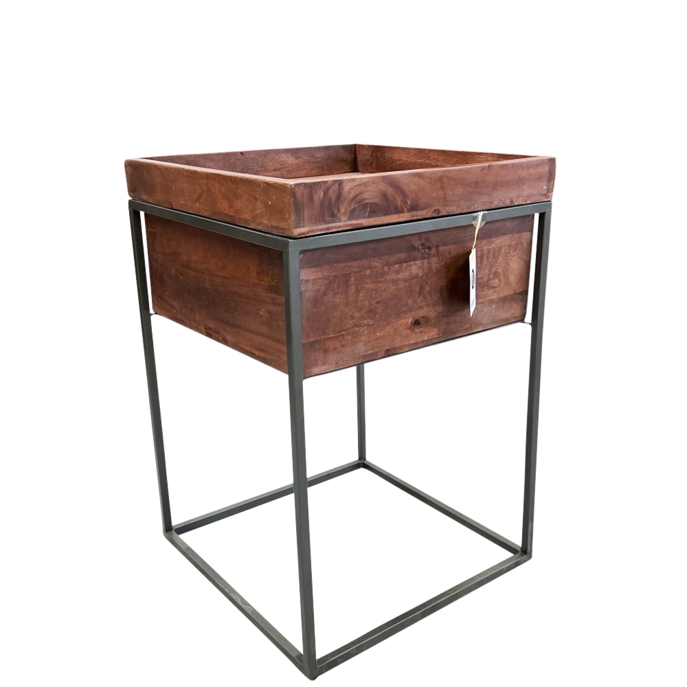 Beistelltisch H 66 cm Abnehmbare Deckplatte
