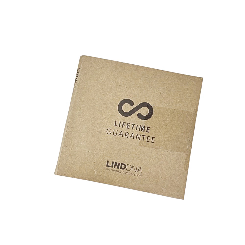 Asymmetrische Leder-Untersetzer Curve 4 Stück Sand 11 x 13 cm