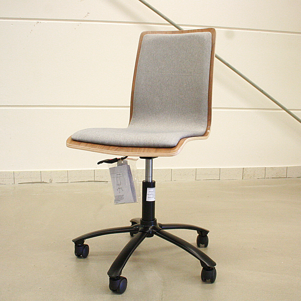 Holz Drehstuhl Lara stufenlose Sitzhöhenverstellung B42 xT50xH98cm